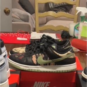 Nike Dunk Low SE Black Multi-Camo